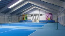 Športové haly - tenisová hala Kasachstan