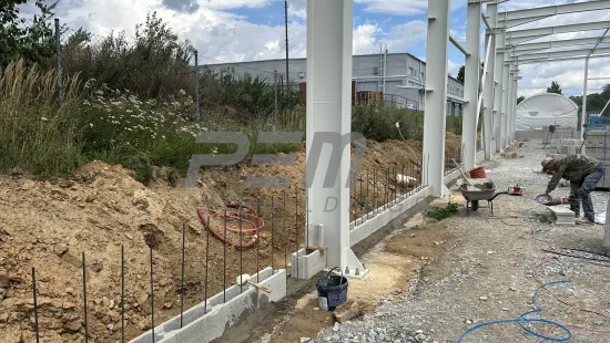 Montáž oceľovej konštrukcie
