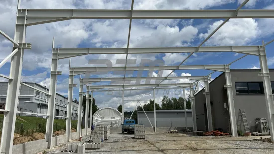 Montáž oceľovej konštrukcie